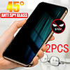 2PCS Xiaomi Screen Protector Xiaomi Mi 10 Lite 5G / Mi 9T / Mi 8 SE / Mi 10 Youth / Mi CC9 / Mi10 Pro High Definition (HD) Front Screen Protector Tempered Glass Privacy Screen