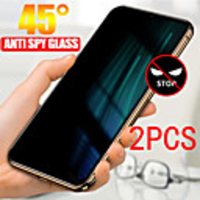 2PCS Xiaomi Screen Protector Xiaomi Mi 10 Lite 5G / Mi 9T / Mi 8 SE / Mi 10 Youth / Mi CC9 / Mi10 Pro High Definition (HD) Front Screen Protector Tempered Glass Privacy Screen