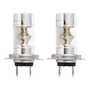 2pcs/lot car 2835 Led H7 Car fog light 2835 LED 12SMD Auto Driving Light DRL 6000k White 12v