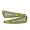 2pcs/lot Car Styling drl COB LED Lamp Flexible DRL Universal Daytime Running Light Car Driving lamp turn signal drl cob waterproof 12v