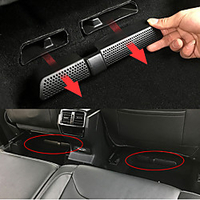 2Pcs/Set ABS Car Air Vent Cover For SEAT Ateca 2016 2017 2018 Under Seat Air Conditioner Duct Outlet Covers High Quality