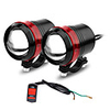 2PCS/set Mini 30w U2 Angel Eye U3 Motorcycle Led Headlight Hi/lo 6500k Spot Lamp Waterproof Flashing Light Fog Driving Lamp 12v
