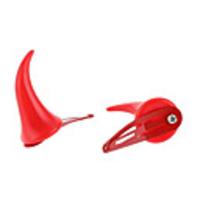 2Pcs/Set Women Chic Halloween Stereo Devil Horns Ears Clip Hairpin Hair barrettes New