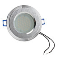 2W 3528 SMD 36-LED 240LM Warm White Ceiling Spot Light Bulb (Brushed,  Frosted Glass Cover)
