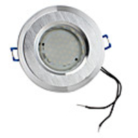 2W 3528 SMD 36-LED 240LM Warm White Ceiling Spot Light Bulb (Brushed,  Half Frosted Glass Cover)