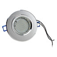 2W 3528 SMD 36-LED 240LM White Ceiling Spot Light Bulb (Sanded,  Half Frosted Glass Cover)