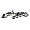 2W 6-LED White Light L-Shaped Car Daytime Running Lamps (2-Pack)