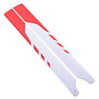 2X RC Glass Fiber 325mm Rotor Blade for Trex 450 Red