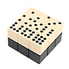2x3x3 Dice Shaped Magic Cube Black/Beige