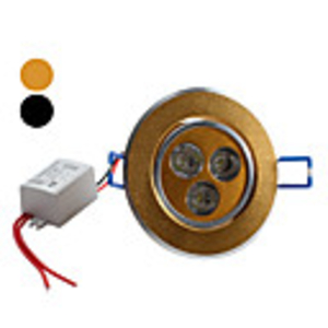 3 1W 6000K 270LM Natural White Light Ceiling Bulb (85-265V,  3W)