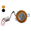 3 1W 6000K 270LM Natural White Light Ceiling Bulb (85-265V,  3W)