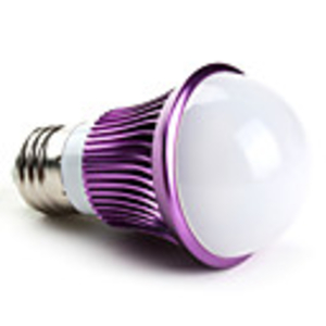 3 1W E27 280LM 5500-6500K White 3-LED Light Bulb (85-265)