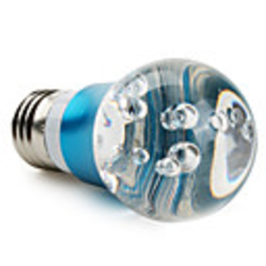 3 1W E27 85-265 2-LED RGB Light Bulb (Blue)