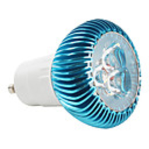 3 1W GU10 270LM 3000K 3-LED Warm White Light Bulb (85-265V)