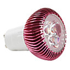 3 1W GU10 270LM 3000K 3-LED Warm White Light Bulb (85-265V)