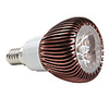 3 2W E14 420LM 3000K 3-LED Warm White Light Bulb (85-265V)