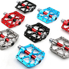 3 bearings mountain bike pedals platform bicycle flat alloy pedals 9/16 pedals non-slip alloy flat pedals (green- 3 bearings) miniinthebox