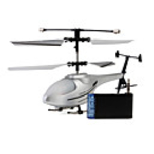 3 Channel helicopter with Gyro i-helicopter 777-171 Controlled by iPhone/iPad/iPod iTouch (Silver)