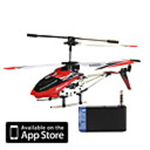 3 Channel Helicopter with Gyro S107G i-Copter Controlled by iPhone/iPad/iPod Touch (Red)