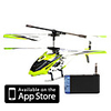 3 Channel Helicopter with Gyro S107G i-Copter Controlled by iPhone/iPad/iPod Touch (Yellow)