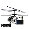 3 Channel I-Helicopter 777-170 with Gyro Controlled by iPhone/iPad/iPod iTouch (Silver)
