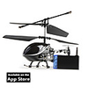 3 Channel I-Helicopter 777-170 with Gyro Controlled by iPhone/iPad/iPod Touch (Black)