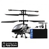 3 Channel I-Helicopter 777-172 with Gyro Controlled by iPhone/iPad/iPod Touch Black (777-172B)