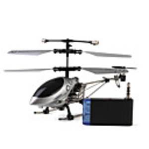3 Channel I-Helicopter 777-172 with Gyro Controlled by iPhone/iPad/iPod Touch(Sliver)