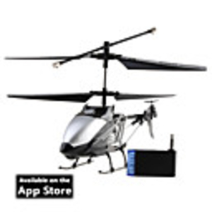 3 Channel I-Helicopter 777-173 with Gyro Controlled by iPhone/iPad/iPod Touch (Black)