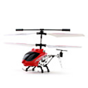 3-Channel RC Helicopter with Gyro Works with iOS and Android System (Red)