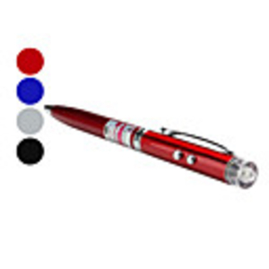 3-in-1 Ball Pen with 2-Mode White Light and 5mW Red Laser (3xLR41)