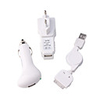 3 in 1 Charger - Car charger/travel charger/USB charger with data cable