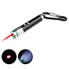 3 In 1 Flashlight Keychain Black