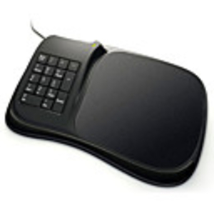 3-in-1 Mini Number Keypad 3 Port USB Hub Mouse Pad