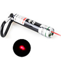 3 In 1 Mountaineering White Flashlight Flash Light Laser Pointer(Random Ship With 4 Colors)