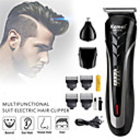 3 in 1 Rechargeable Men Hair Clipper Cutting Waterproof Wireless Electric Shaver Beard Nose Ear Shaver Hair Trimmer Razor Kits