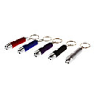 3-in-1 Red Laser White Light UV Light LED Mini Flashlight Keychain (3xLR44,  Random Color)