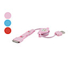 3-In-1 Retractable USB Cable to 30pin,  Micro USB and Mini for iPad and iPhone (80cm,  Assorted Colors)