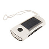 3-in-1 Solar Charger,  LED Flashlight and FM Radio for iPhone