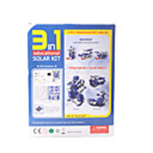 3-in-1 Transforming Solar Robot DIY Toy Assembly Kit