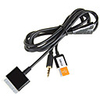 3-in-1 USB 3.5mm AUX Audio/Data/Charger Cable for iPod/iPhone/iPad (Black)