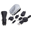 3-in-1 USB AC and Car Charger (with Cell Phone Adapters)