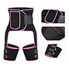 3 in 1 Waist Cincher Thigh Trimmer Butt Lifter Neoprene Slim Thigh Trimmer Leg Shapers Slimming Belt Sweat Waist Trainer Corset Sports Spandex Chinlon Nylon Yoga Gym Workout Pilates Adjustable Butt