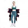 3 in 1 Waist Cincher Thigh Trimmer Butt Lifter Neoprene Waist Trainer Shaper Slimming Belt Sweat Shapewear Sports Spandex Yoga Gym Workout Pilates Zipper Durable Weight Loss Tummy Fat Burner Hot Sweat