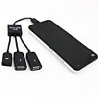 3 In1 Micro OTG USB Port Game Mouse Keyboard Adapter Cable For Android Tablet Portable OTG USB Adapter Cable