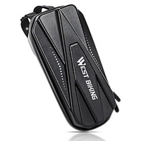 3 L Bike Frame Bag Top Tube Waterproof Portable Reflective Strips Bike Bag PU(Polyurethane) EVA Bicycle Bag Cycle Bag Outdoor Exercise Bike / Bicycle miniinthebox