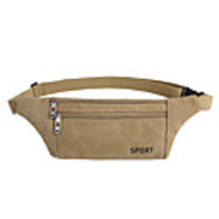 3 L Hiking Waist Bag Lightweight Wearable Outdoor Hiking Climbing Running Nonwoven Black Army Green Khaki