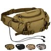 3 L Hiking Waist Bag Wearable Outdoor Hiking Racing Running Lycra Spandex Black Camouflage Grey