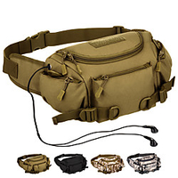 3 L Hiking Waist Bag Wearable Outdoor Hiking Racing Running Lycra Spandex Black Camouflage Grey