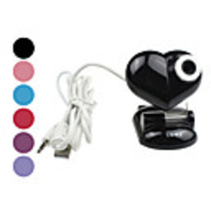 3-LED 2.0 Megapixels PC Camera USB 2.0 Webcam (Assorted Colors)